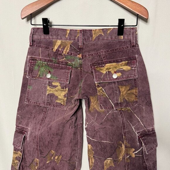 REVICE Purple Cargo Flare Jeans - Picture 7 of 15